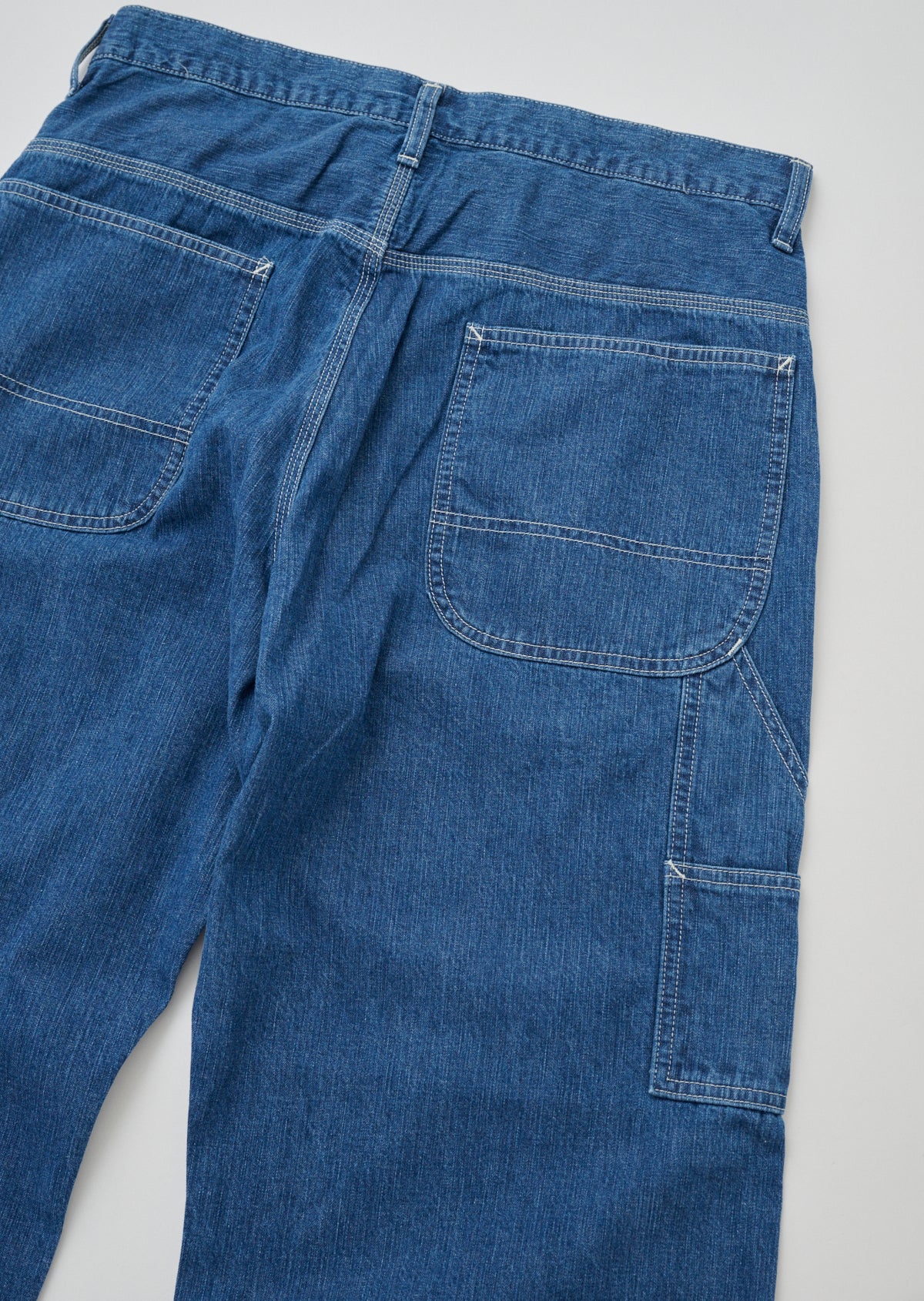 10oz LIGHT DENIM PAINTER PANTS	 MIDIUM INDIGO   8063-1413