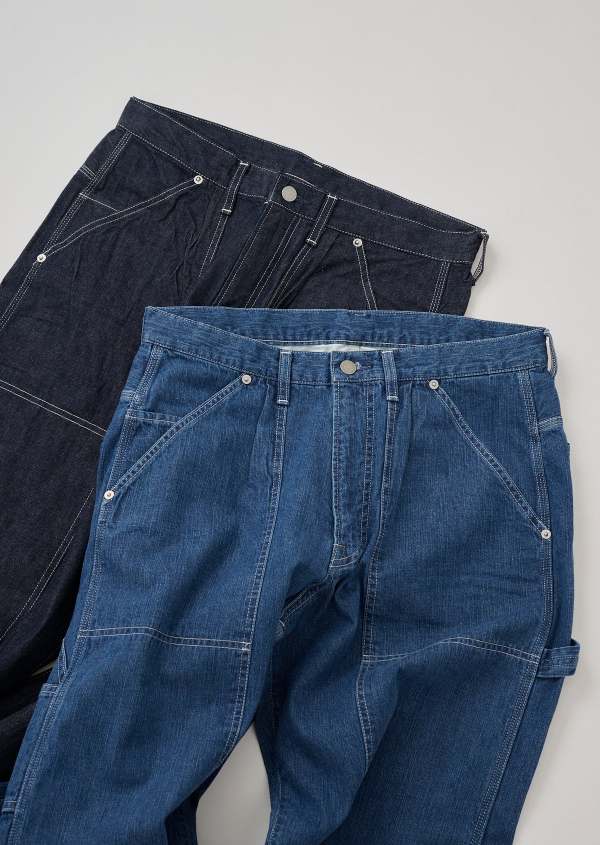 10oz LIGHT DENIM PAINTER PANTS	 MIDIUM INDIGO   8063-1413