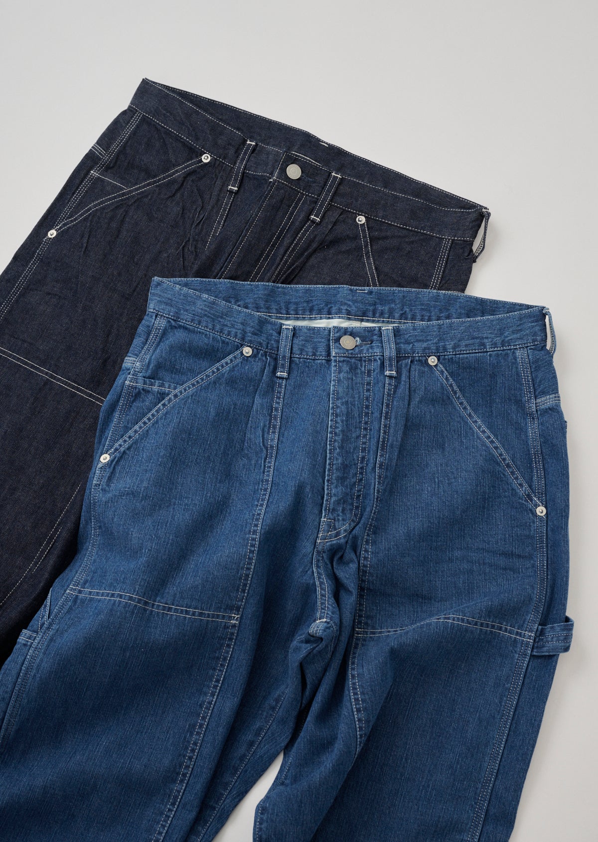 10oz LIGHT DENIM PAINTER PANTS	 MIDIUM INDIGO   8063-1413