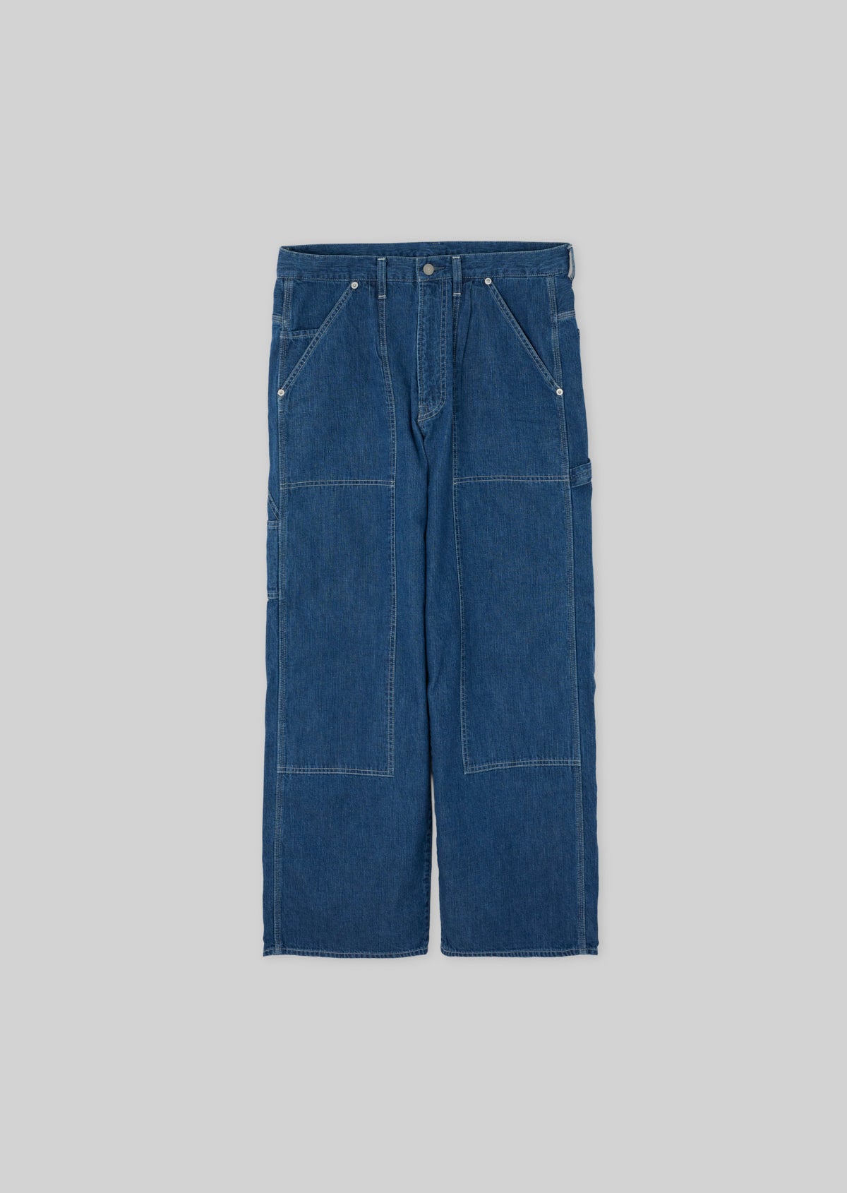 10oz LIGHT DENIM PAINTER PANTS	 MIDIUM INDIGO   8063-1413