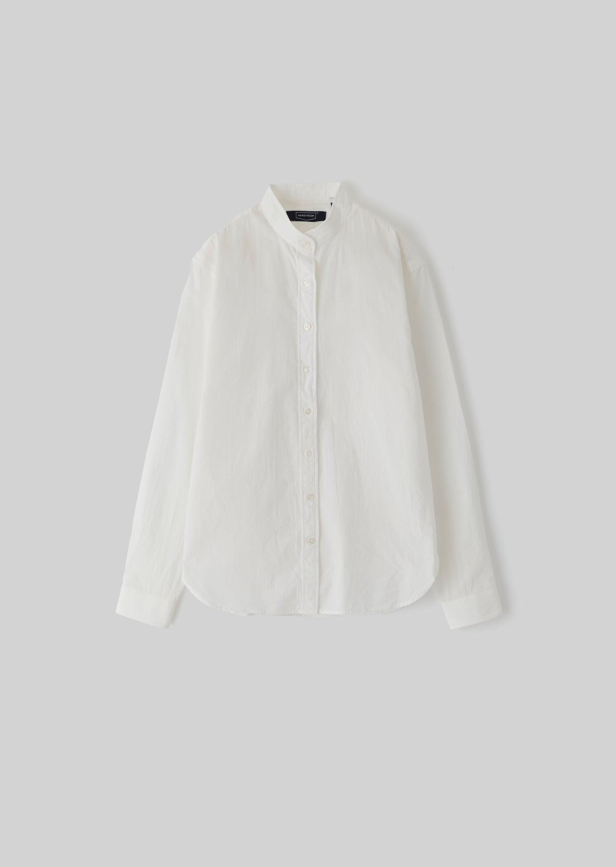 STAND COLLAR SHIRT WHITE 8241-1101