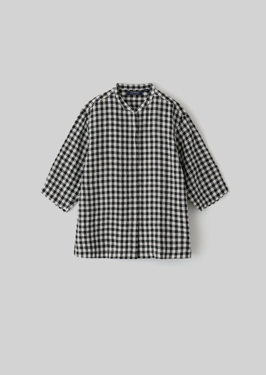 SHORT KURTA SHIRT GINGHAM 8241-1602