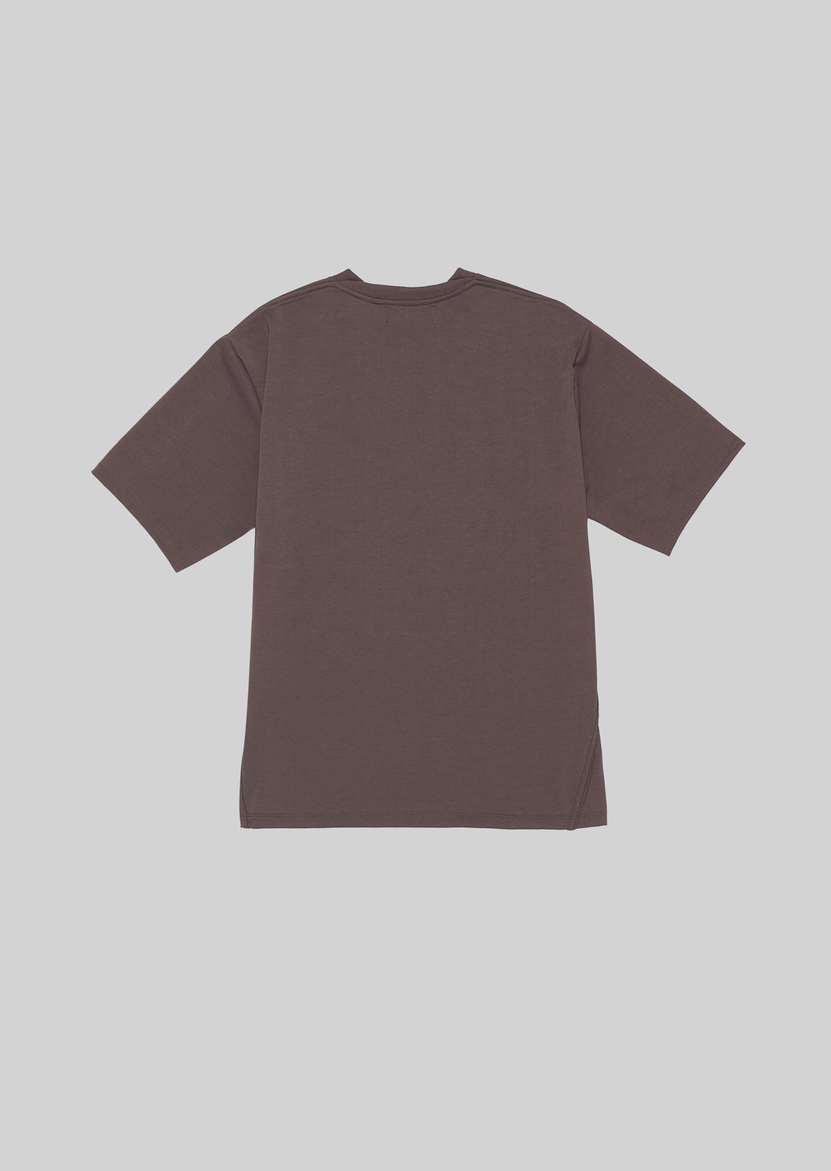 POLYESTER COTTON FEEL T-SHIRT BROWN 8001-1702
