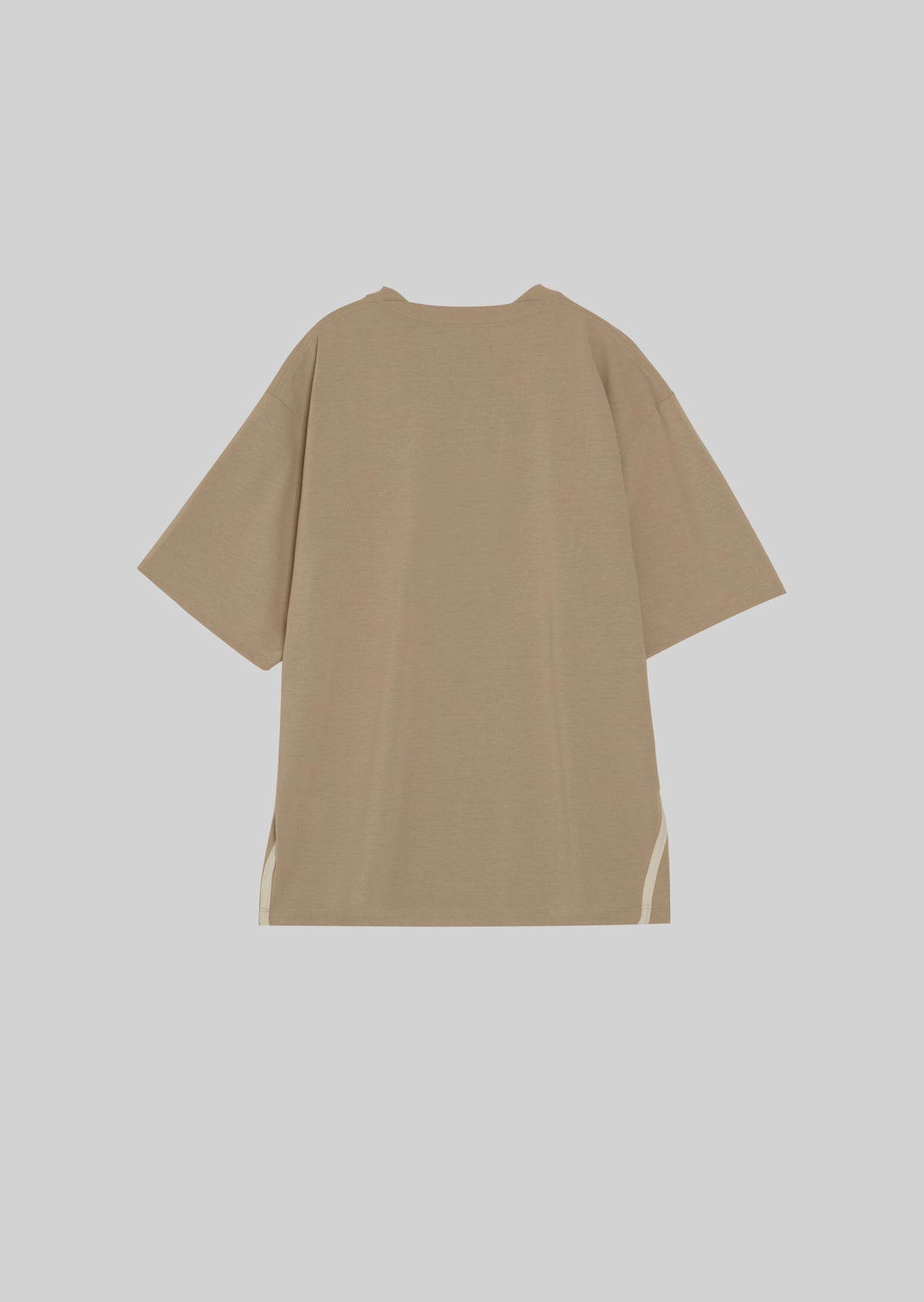 POLYESTER COTTON FEEL T-SHIRT BEIGE 8001-1702