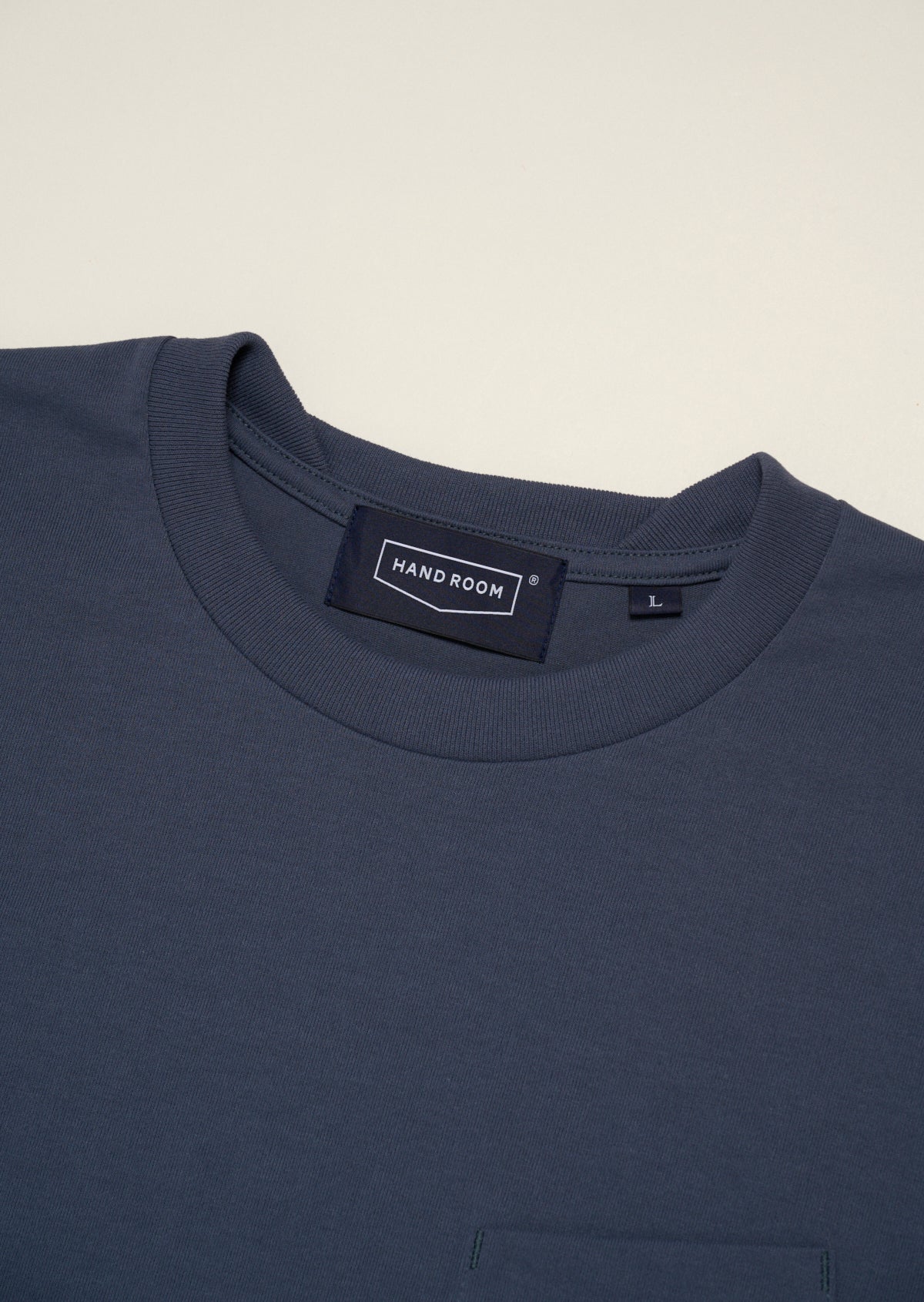 POLYESTER COTTON FEEL T-SHIRT CHARCOAL GRAY　8001-1702
