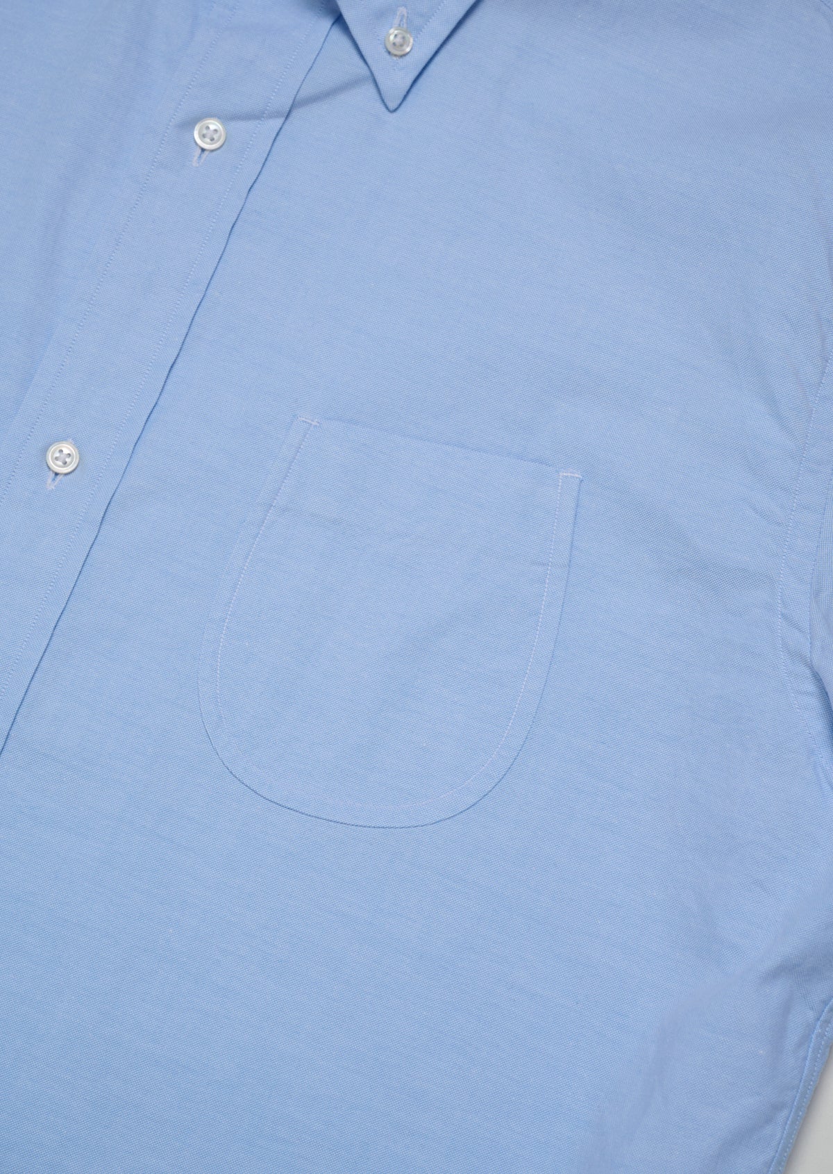 OX FORD BUTTON DOWN SHORT SLEEVE SHIRTS BLUE 8031-1603